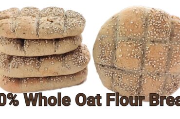 Healthy Oat Bread Recipe | 50% Whole Oat Flour Easy Homemade Bread.#oatbread #easybreadrecipe #bread