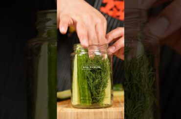 Dill pickles! #pickles #dillpickle #pickling #cucumber
