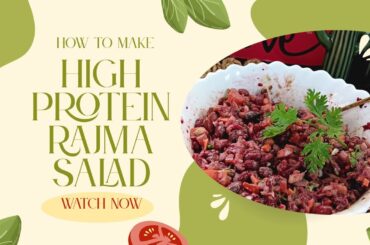 Healthy Rajma Salad Recipe | Protein-Rich Salad for Weight Loss, PCOS & Diabetes