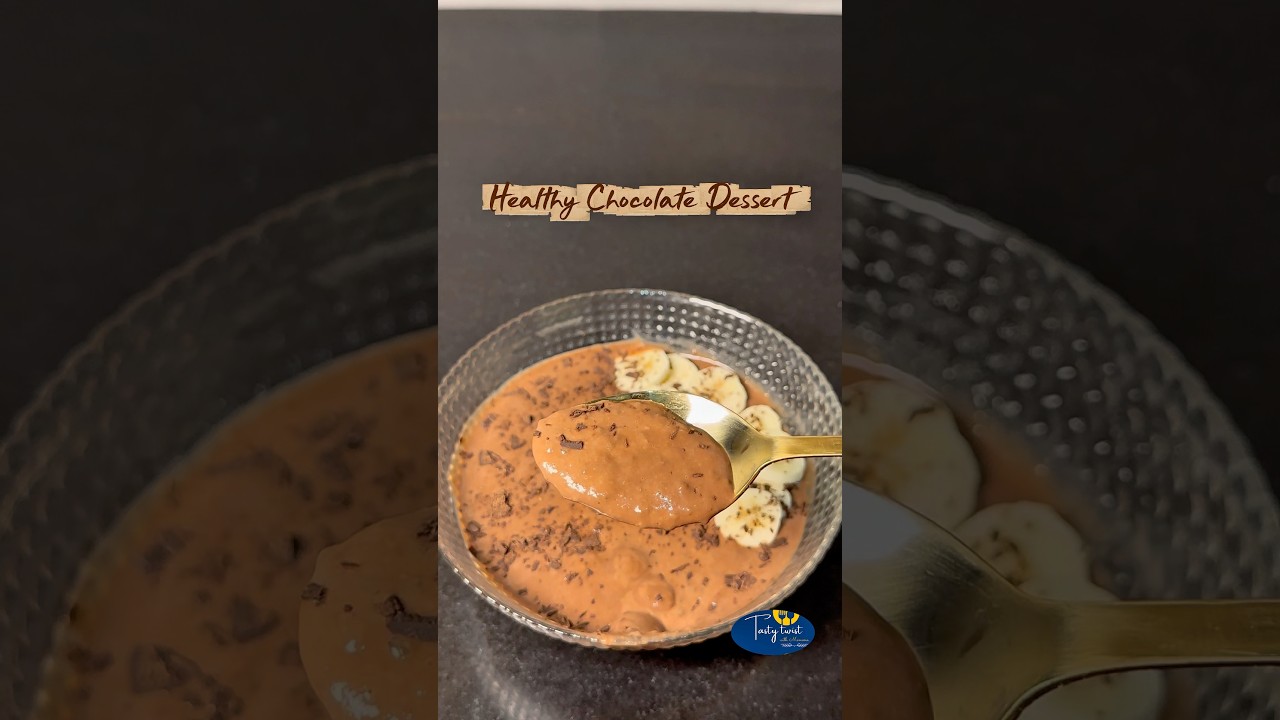 Gulit-Free Chocolate Dessert| No Sugar, No Bake, Quick healthy dessert recipe| #healthydessert Gulit-Free Chocolate Dessert| No Sugar, No Bake, Quick healthy dessert recipe| #healthydessert