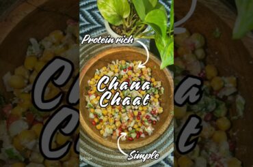 High-Protein Salad Recipe | Chana Chaat | chana salad #shorts #chanachaat #recipe #salad #viral