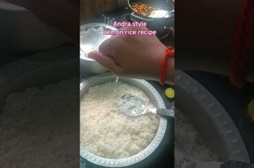 lemon rice #recipe #food #homemade #new #trending #health #healthy #lemonrice #andra #india #indian