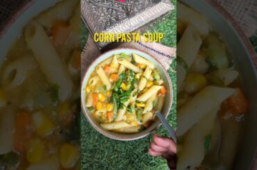 healthy corn pasta soup for weight loss #food #diet #recipe #weightloss #dietrecipes