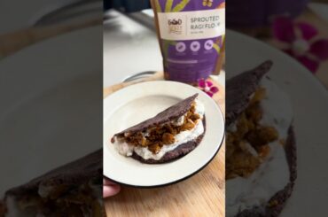 Healthy Ragi Taco Recipe | High Protein Vegetarian Meal for Weight Loss (30 Min)