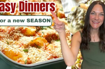 3 NEW Dinner Recipes FOR FALL | EASY and QUICK Dinner Ideas