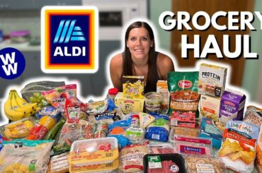 Healthy ALDI Grocery Haul For Weight Loss | Foods I Eat To Lose Weight | WeightWatchers Meal Ideas