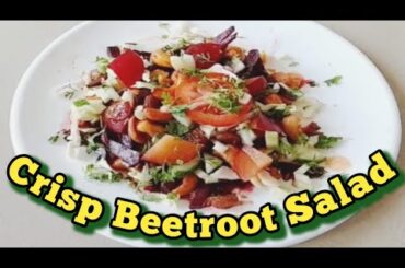 Crispy Beetroot Salad Recipe - Healthy Beet Salad Recipe