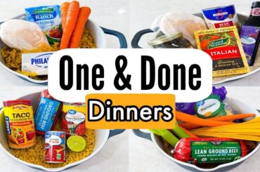 5 Tried & True ONE-POT Meals | The EASIEST Tasty Weeknight Recipes! | Julia Pacheco