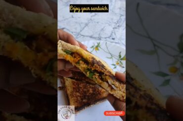 Quick Panner Sandwich #sandwich #panner #shorts #thefoodisdesi #recipe