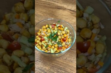 Healthy Chickpea Salad Recipe | High Protein Salad #chickpeasalad #healthysalad