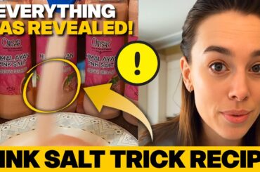Pink Salt Trick for Weight Loss (( Truth Revealed!! )) Pink Salt Trick Recipe Himalayan