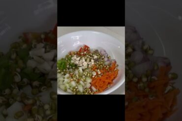 Sprouts salad/Healthy salad/mix vegetables salad/diet recipe/weight loss salad/salad/healthy eating