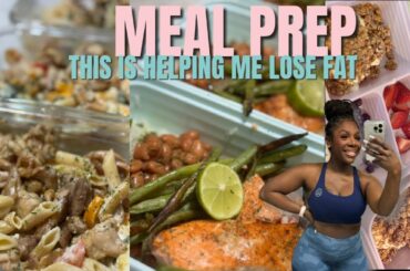 MEAL PREP FOR WEIGHT LOSS!  High protein to lose fat and build muscle!