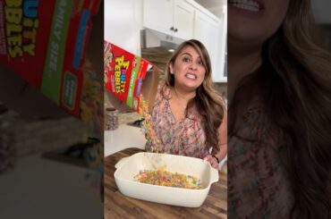 Fruity Pebbles Ice Cream Bars