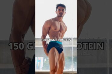 Full Day of eating | 150 grams protein Fat loss Diet | Full day Vegetarian diet (1700) #gym #diet