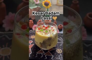 KESAR BADAM LASSI | weightloss friendly | #youtube #shorts #lassi #weightloss #healthyfood #recipe