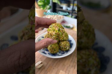 Healthy Pistachio Labneh ! Protein packed snacking option made with California pistachio !