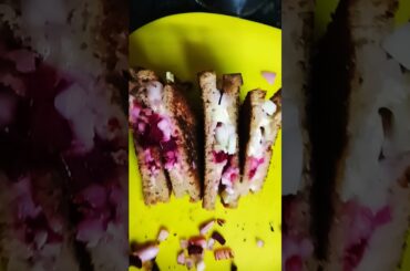 Simple Easy colourful, veg cheese sndwich#Healthy cheese sandwich