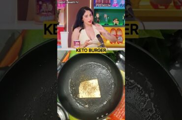 Neha Bhasin’s Keto Burger Secret | Quick & Low-Carb | Weight-Loss Recipe #ytshorts