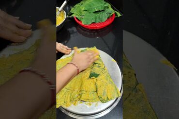 Gujarati Patra Recipe | Authentic Alu vadi | healthy farsan snacks #patrarecipe #recipe #food