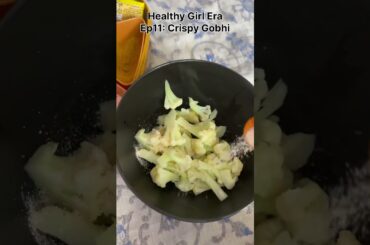 Crispy fried gobhi #livingalone #airfryer #airfryerrecipes #healthyfood #healthyrecipes #pglife