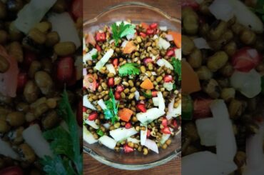 Fuel your body with this healthy, protein-rich moong salad. #food #recipe #salad #viral #shorts