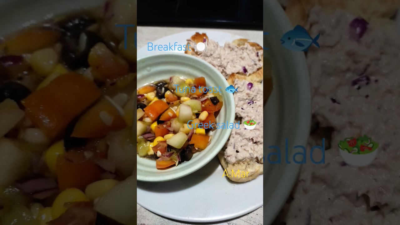 Simple breakfast idea #salad and #tuna #toast #healthy #breakfast #brunch Simple breakfast idea #salad and #tuna #toast #healthy #breakfast #brunch
