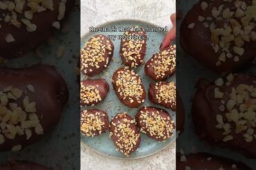 Delicious and healthy Ferrero Rocher bars #healthyrecipes #peanutbutter #recipe