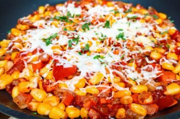 Cheesy corn fry//Tasty and healthy snacks recipe//Easy evening snacks//party snacks//Corn recipe//