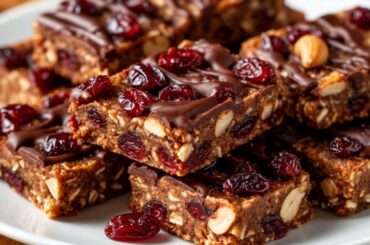 Try this healthy snack recipe! I gave up sugar thanks to these oat-nut bars!