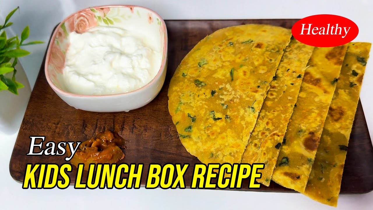 Healthy Carrot Paneer Paratha Recipe | Perfect for Lunch Box Healthy Carrot Paneer Paratha Recipe | Perfect for Lunch Box