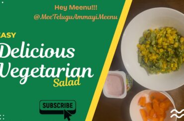 Broccoli & Sweet Corn Salad | Quick & Healthy | Diet Salad Recipe | Cooking Vlog #salad #cooking #yt