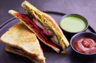 simple veg sandwich recipes Sandwich | Street style Green Chutney ke Saath #vegetables #vegsandwich