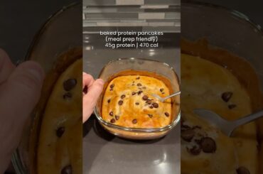 Protein pancakes #healthy #protein #gymfood #recipe #lowcalorie #proteinpancakes #mealprep #shorts