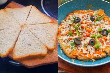 Bread Pizza  recipe / 2 Minutes Bread Recipe bread egg Sandwich Pizza New Recipe |