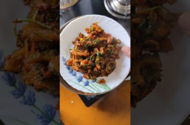 Healthy Bitter Gourd Sabji | Karele ki Sabzi Recipe | Quick Indian Lunch Idea #shorts