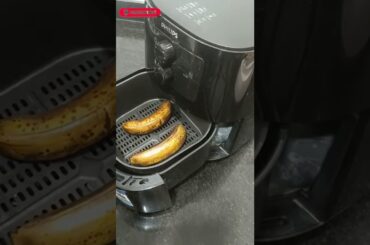 Soft & Healthy Air Fried Banana | No Oil Boiled-Style Snack!#shortsfeed #recipe #yt #trend