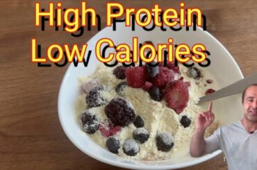 Delicious High protein low calorie meal for losing weight and stay fit.