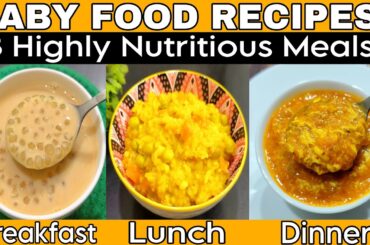 Weight Gaining Baby Food Recipes For 1-5 Years | Brain Development | Healthy Food Bites