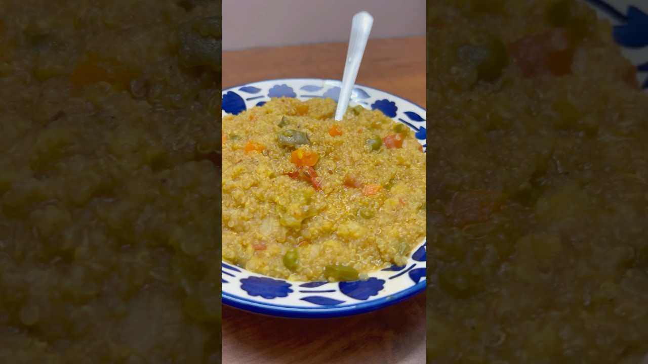 Quinoa Kichidi recipe #shorts #breakfast #breakfastrecipe #quinoa #healthy #healthyfood #recipe Quinoa Kichidi recipe #shorts #breakfast #breakfastrecipe #quinoa #healthy #healthyfood #recipe