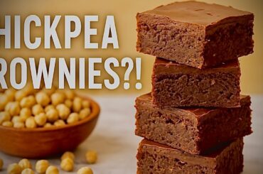 “No-Bake Chickpea Brownies | Healthy & Fudgy” Evening Snacks Recipe