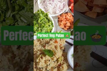 Perfect Veg Pulao Recipe | Simple & Tasty Lunch Idea | Healthy One Pot Meal