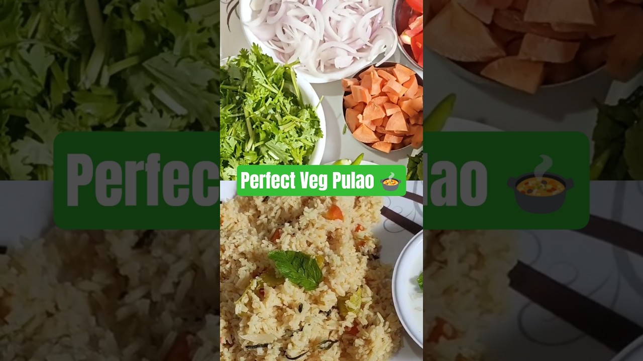 Perfect Veg Pulao Recipe | Simple & Tasty Lunch Idea | Healthy One Pot Meal Perfect Veg Pulao Recipe | Simple & Tasty Lunch Idea | Healthy One Pot Meal