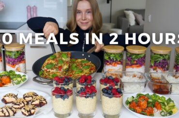 Healthy & High protein Meal Prep | 100G+ Protein Per Day!