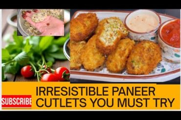 Paneer Cutlet Recipe | Best Veg Protein Snack for Weight Loss/#highprotein #paneerrecipe