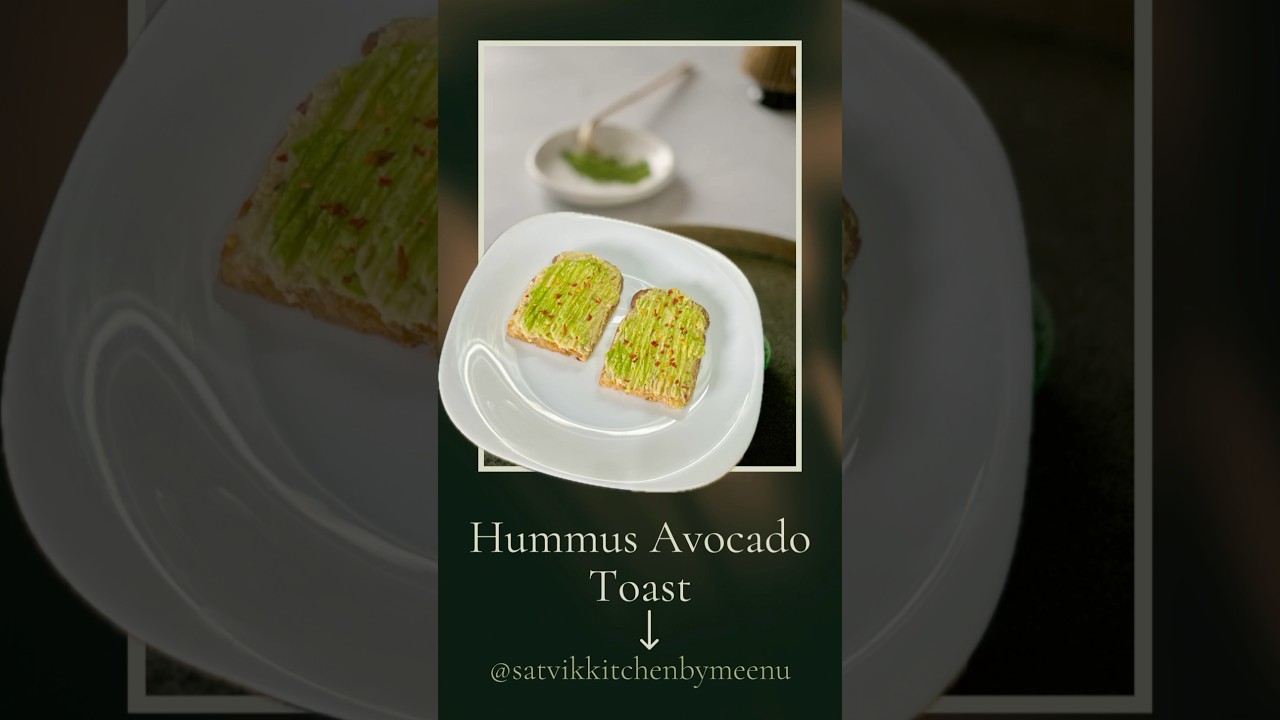 Quick Recipe | Hummus | Avocado | Hummus Avocado Toast | Easy Snack | Healthy Snack | Toast Quick Recipe | Hummus | Avocado | Hummus Avocado Toast | Easy Snack | Healthy Snack | Toast
