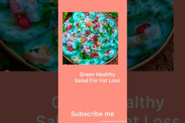 How to make Green healthy salad for diet#healthy #salad #food #viral #shortsvideo