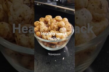 100% Healthy snake recipe  #Makhana #healthysnack #Evening snack recipe