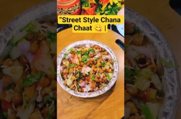 “Street Style Chana Chat Recipe | Protein Rich Healthy Snack | #shortfeed #shorts #trending #viral