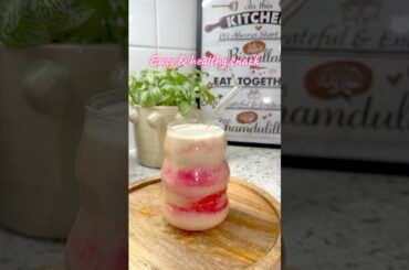 Healthy Snack in 1 Minute #shorts #foodie #healthy #smoothierecipes #recipe #homemade #yummy #fyp